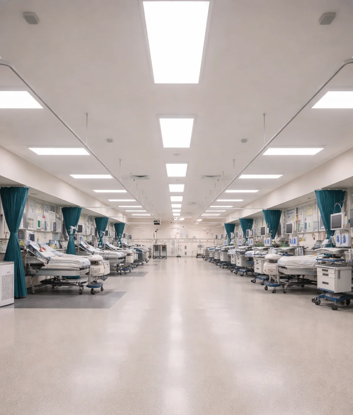 Clinical infrastructure lighting upgrade